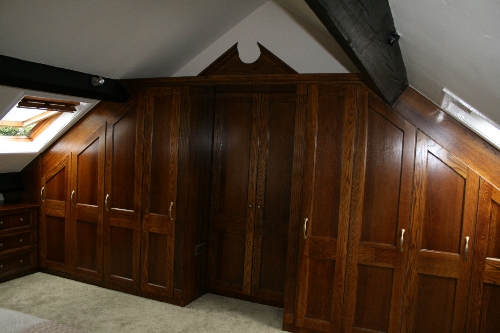 Dark Oak Bespoke Bedroom Warwick Bridge Carlisle